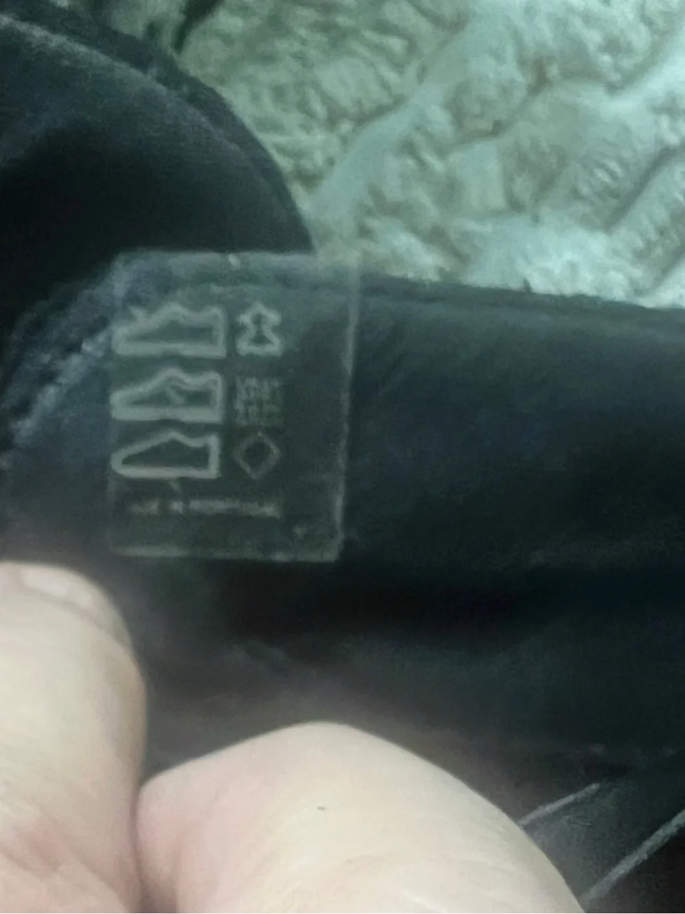 Avellini Black Leather Ankle Boots with Buckle Detail Sz 9.5